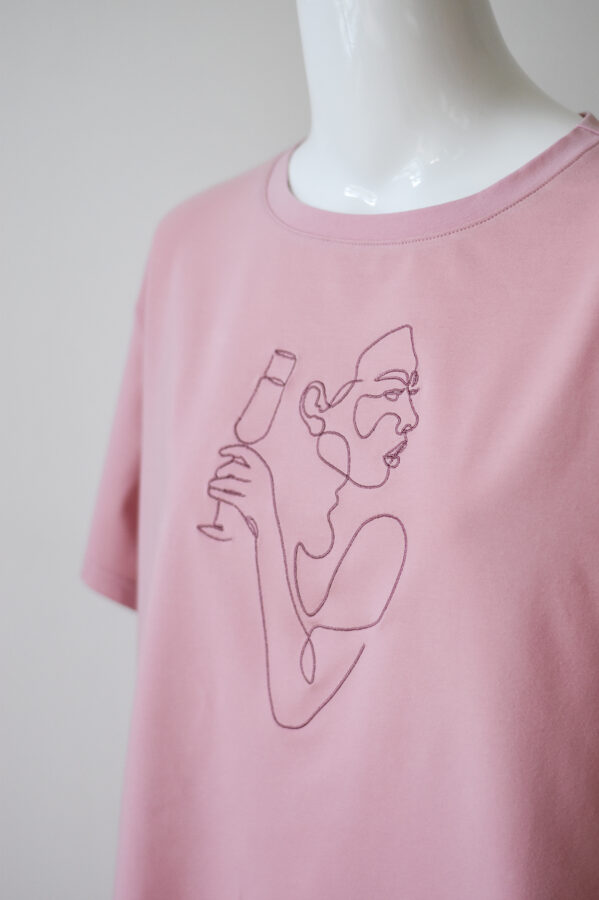 "SPARKLE LADY", sieviešu T-krekls ar izšuvumu (regular fit)