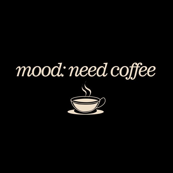 Vīriešu siltais hūdijs "mood: need coffee"