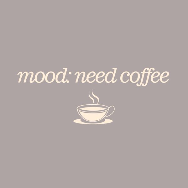 Sieviešu siltais hūdijs "mood: need coffee"